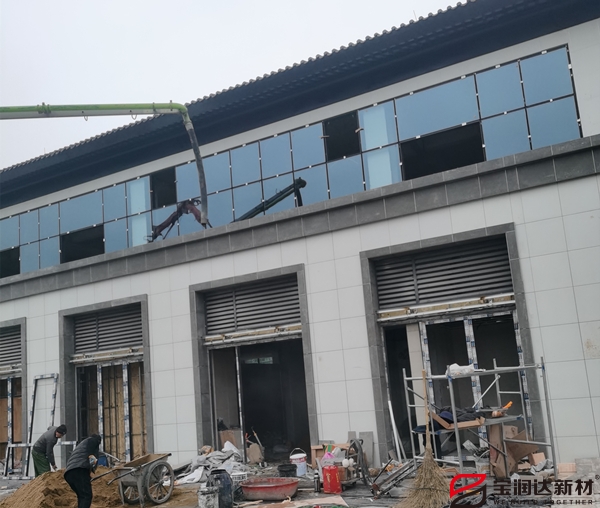 仿石材外墙保温一体板案例 仿石材外墙保温一体板案例